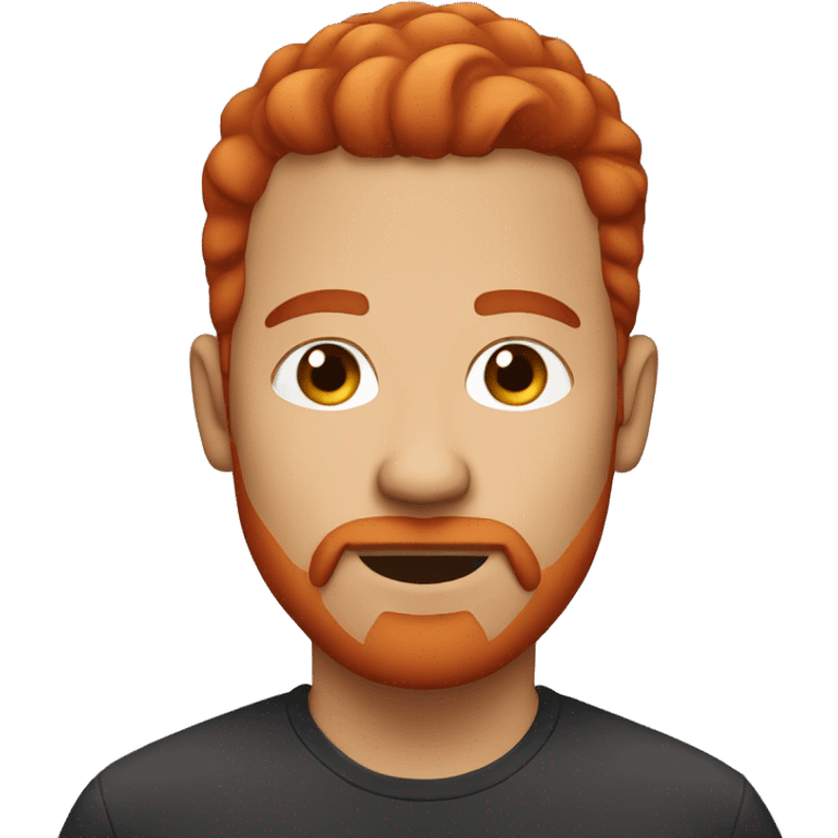 Goatee red head emoji