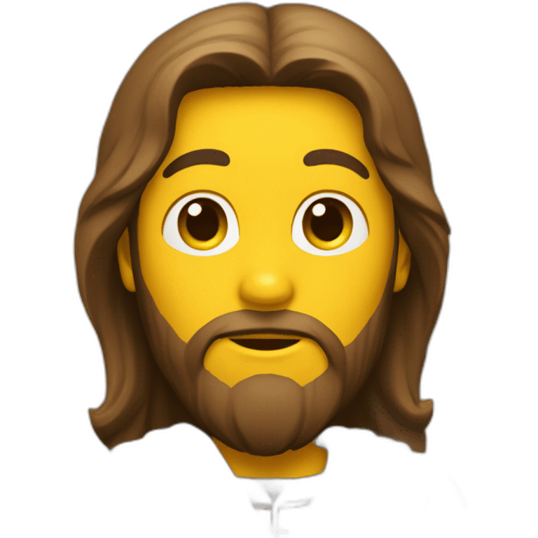 JESUS CON PAÑUELO AMARILLO en el cuello, scout emoji