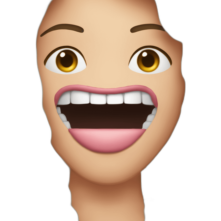 Imaginez un émoticône qui représente la surprise totale - une personne avec la main sur la tête, les yeux grands ouverts et la bouche légèrement ouverte ! emoji