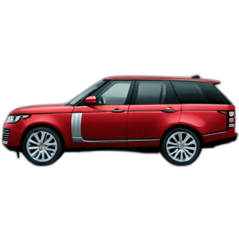 red range rover emoji