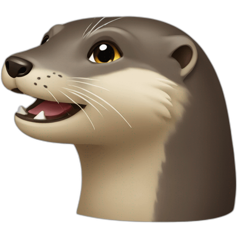 Loutre qui fait caca emoji