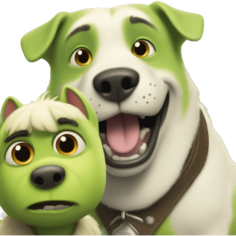 sherk and dog picture emoji