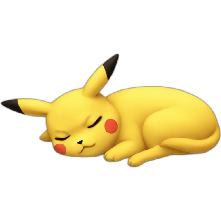 Pikachu sleep emoji