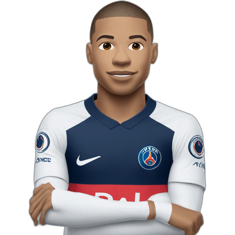 Kylian mbappe blue psg emoji