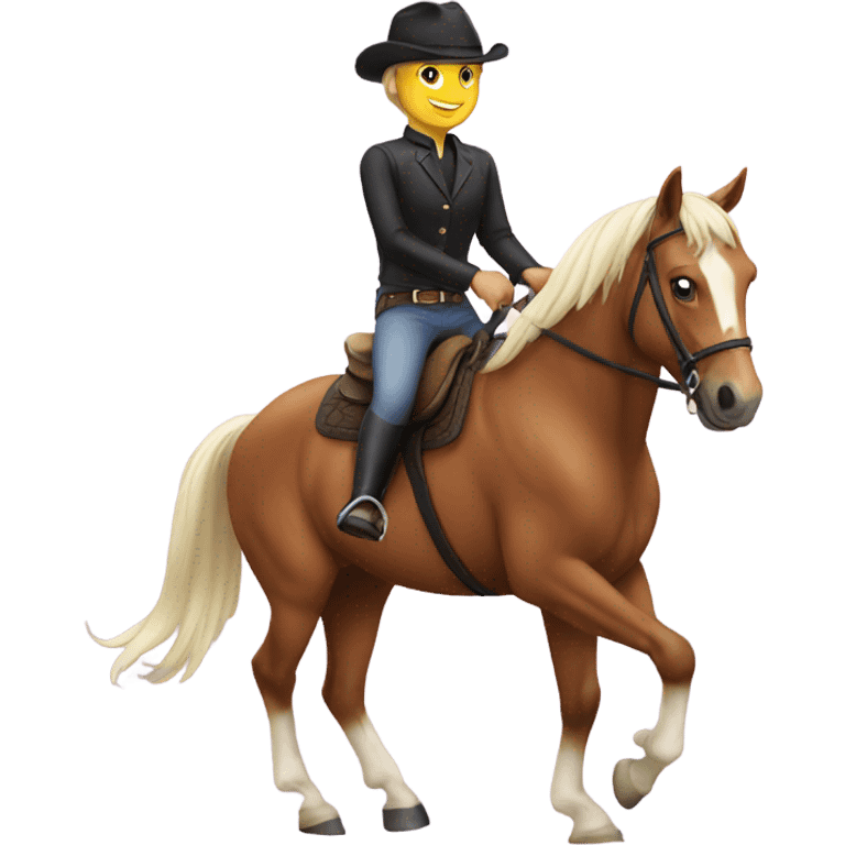 Horse riding emoji