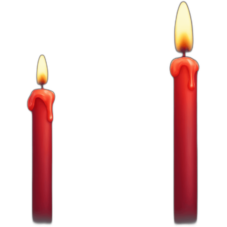 red candle emoji