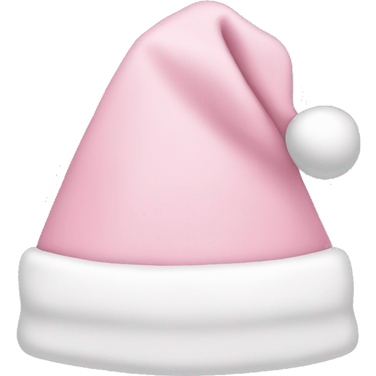 light pink santa hat emoji