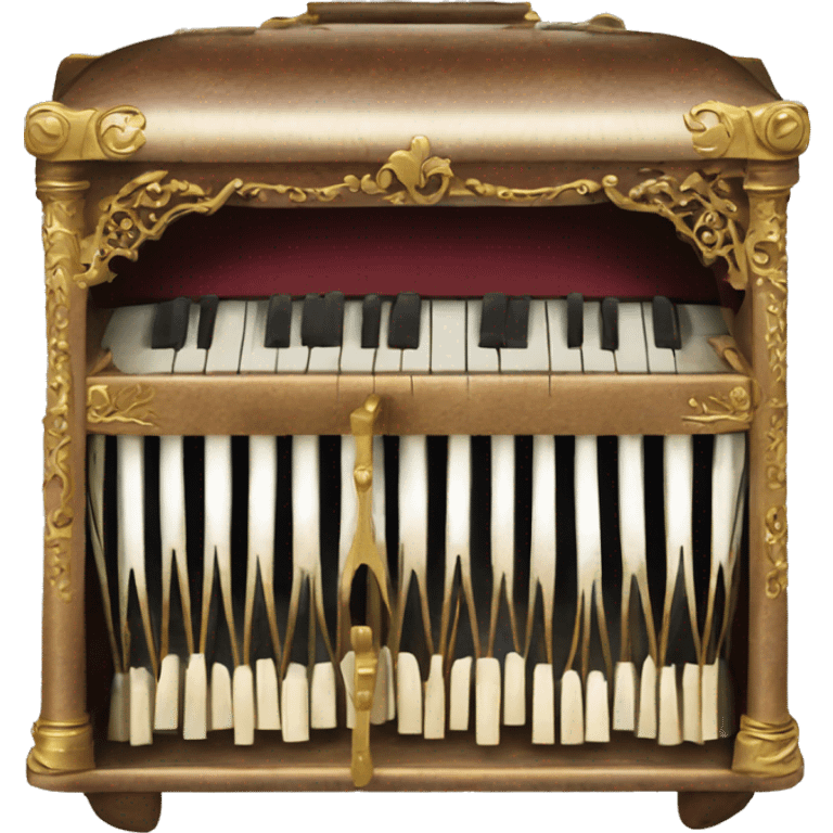 19th century travelling calliope instrument emoji