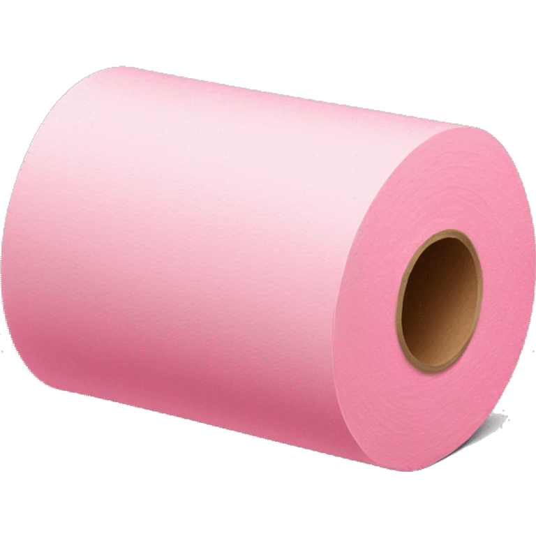 Pink toilet-paper roll  emoji