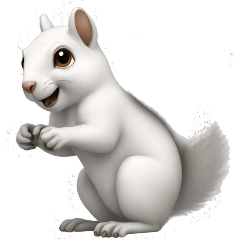 White squirrel  emoji