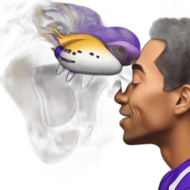 LSU Tiger Kissing Aligator emoji