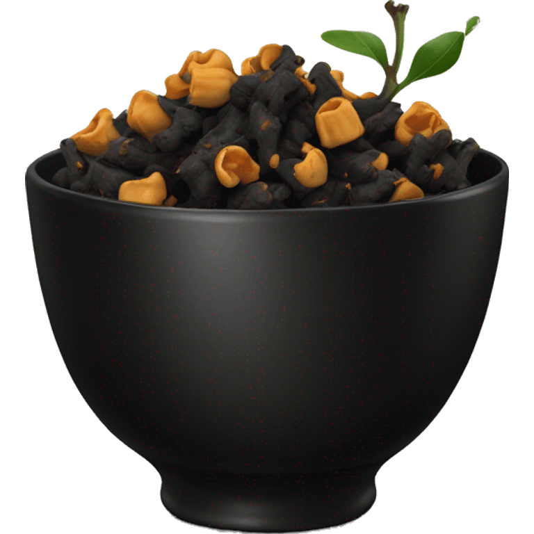 cloves in a black bowl emoji