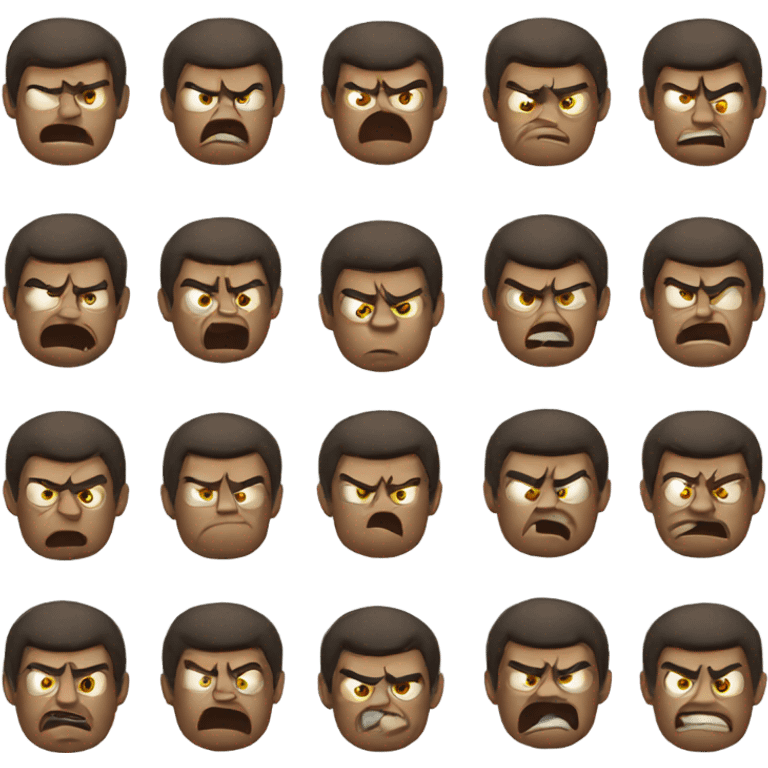 Angry emoji