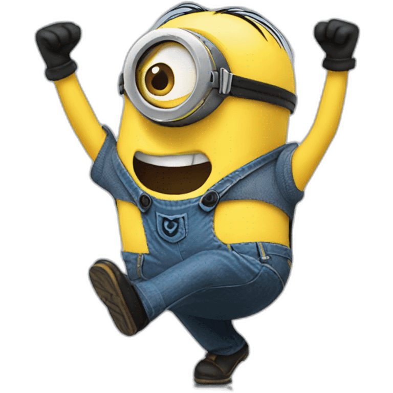 Minion dancing emoji