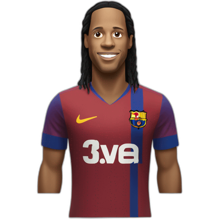 ronaldinho realistic football player emoji