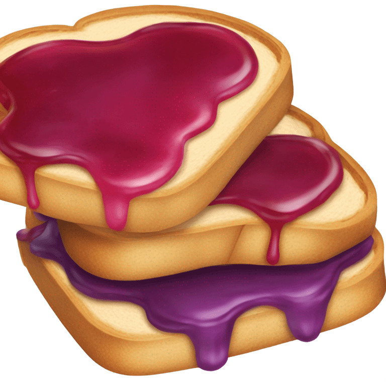 peanut butter and jelly sandwich emoji