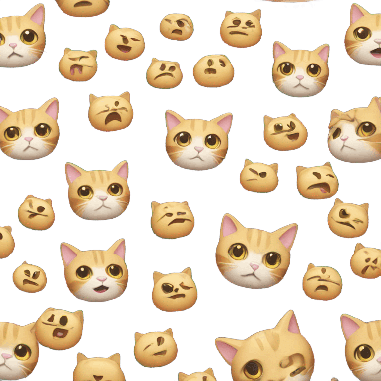 Cat furiously emoji