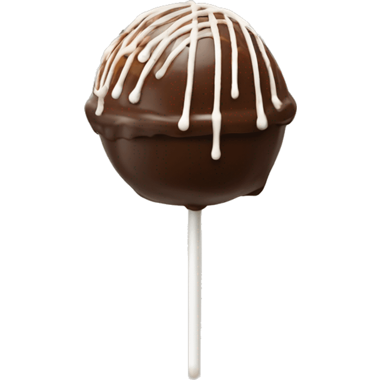 Realistic starbucks cake pops isolated. emoji