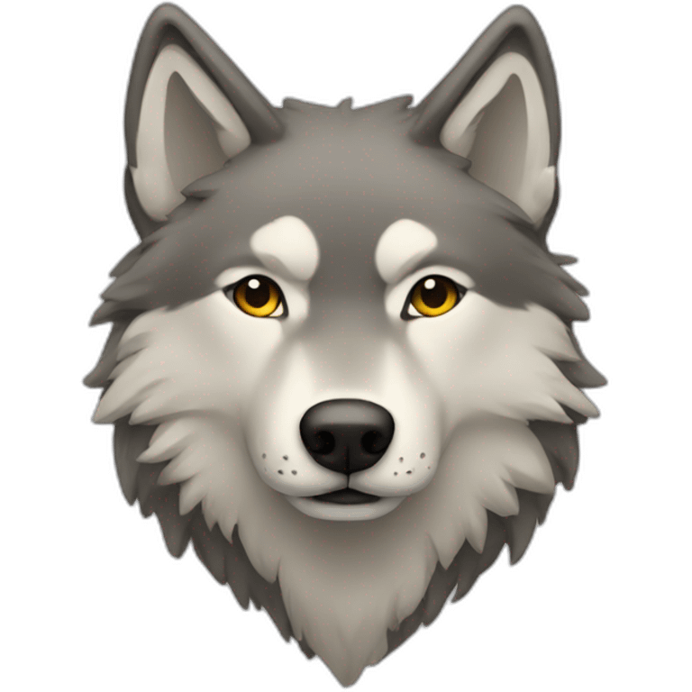 loup endormi emoji