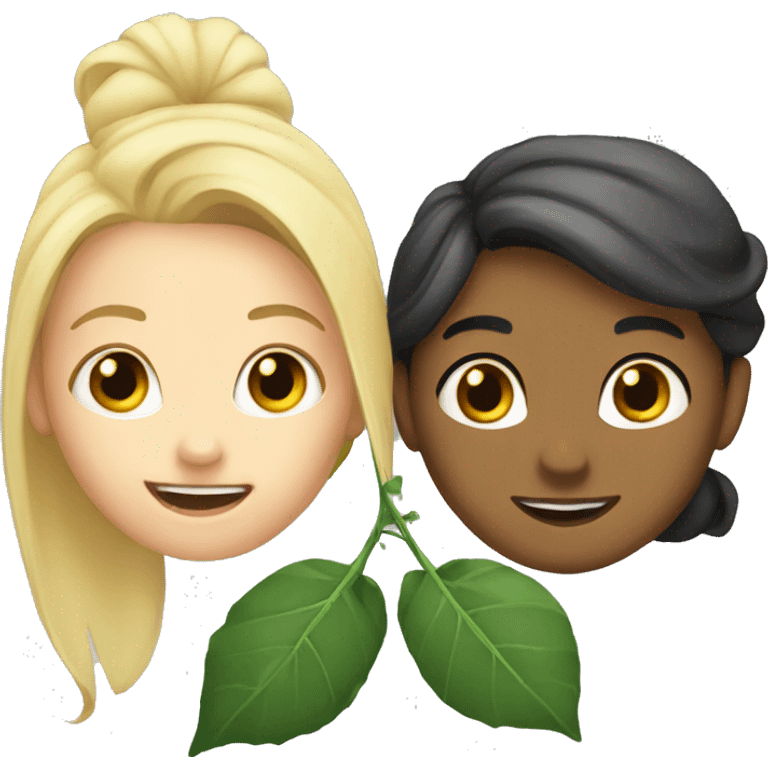 Lily and Ivy  emoji