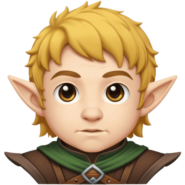 Male halfling upper body emoji