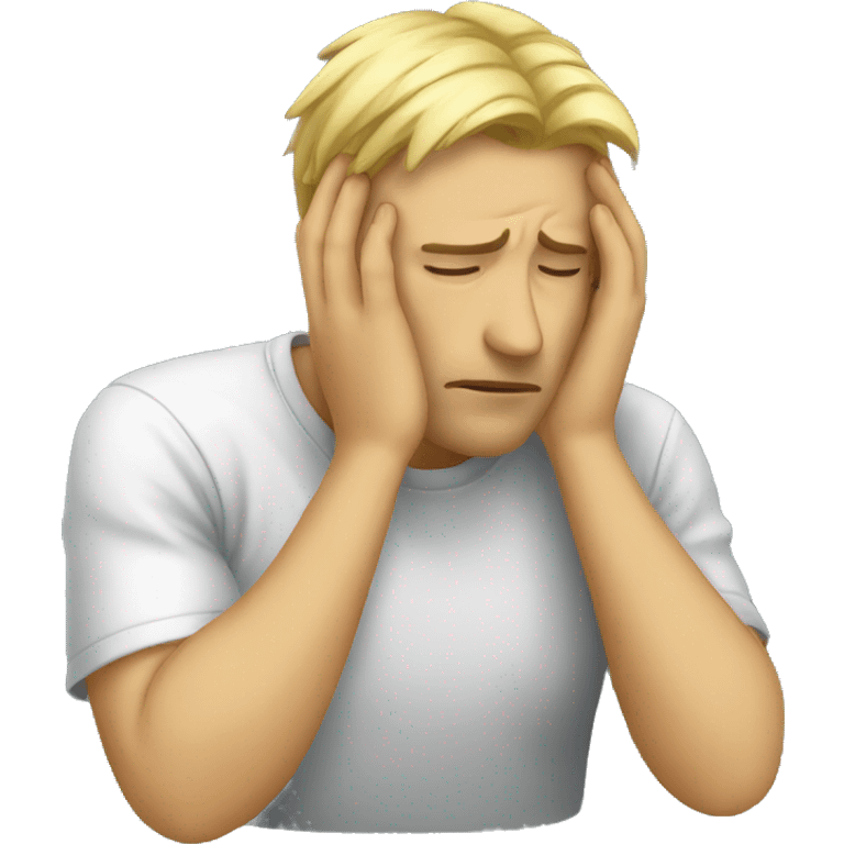 Tired facepalm emoji