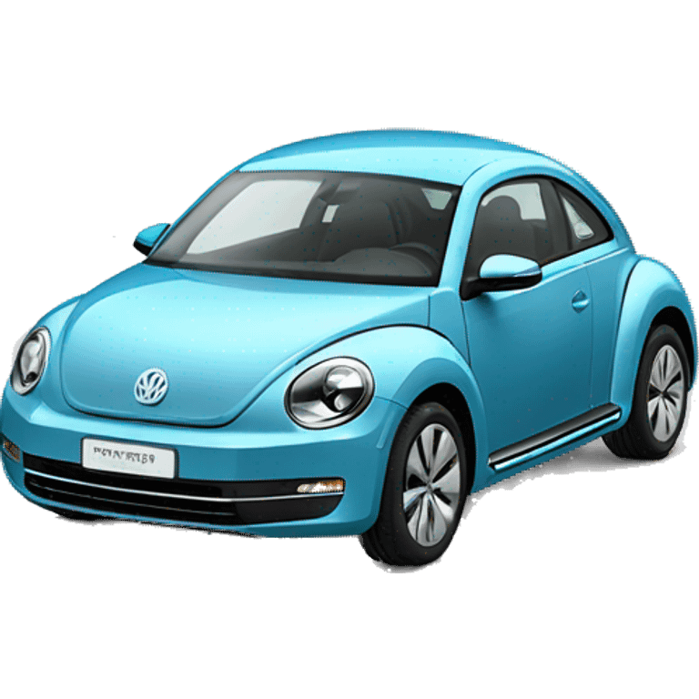 volkswagen new beetle with 2 frogs (woman, boy - children) emoji