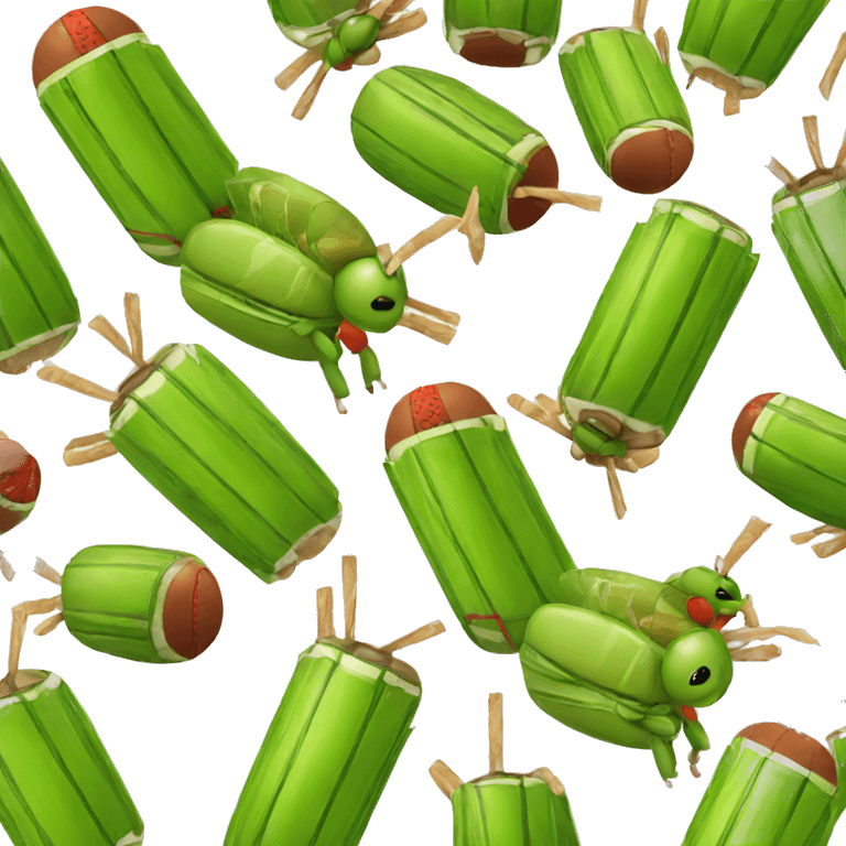 cricket team with battery and ball emoji