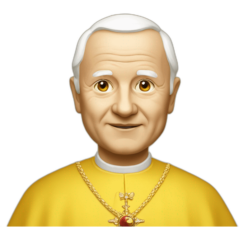 yellow-john-paul-ii emoji