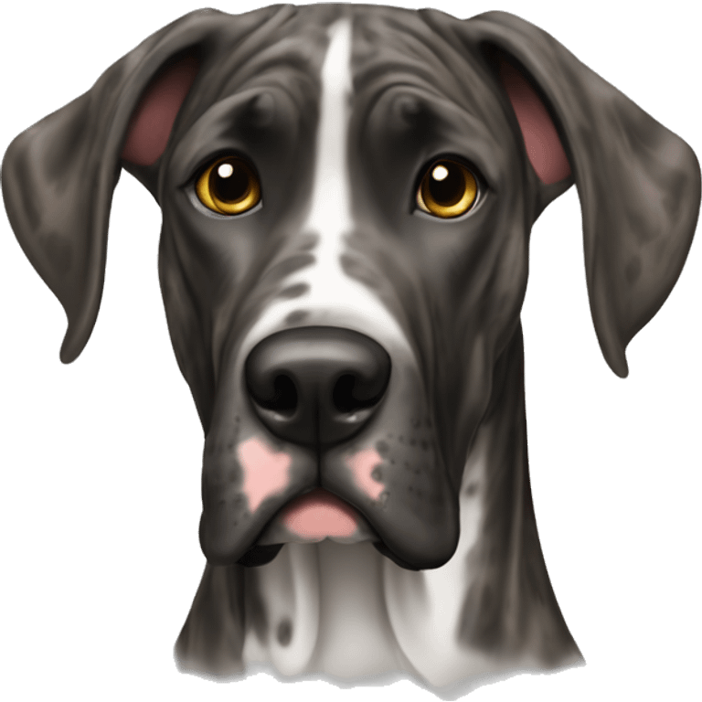 Brindle color, Great dane emoji