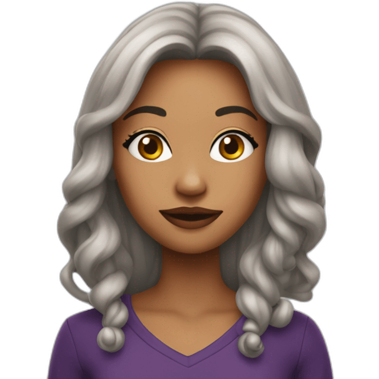 Dawne Johnson in Santa claus emoji