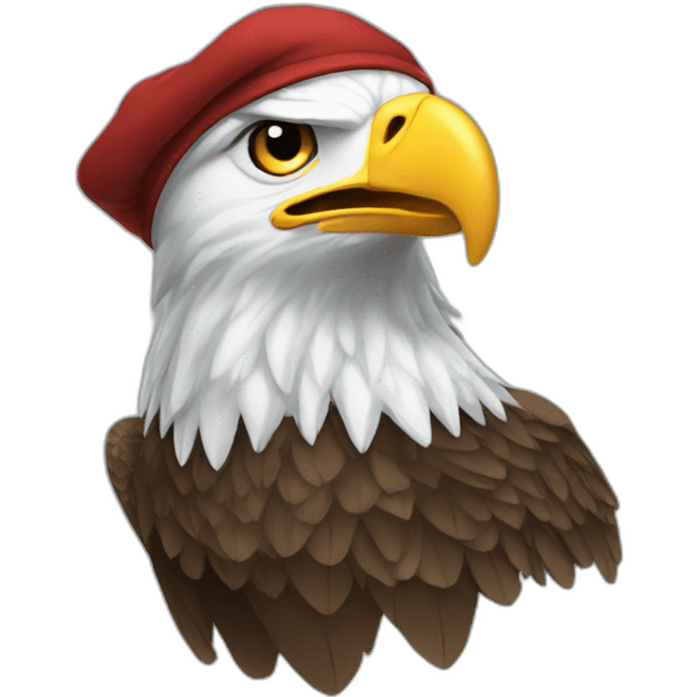 eagle head hat emoji