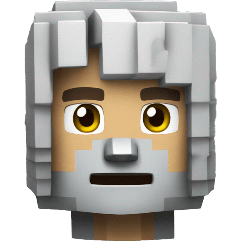 Minecraft character realistic emoji