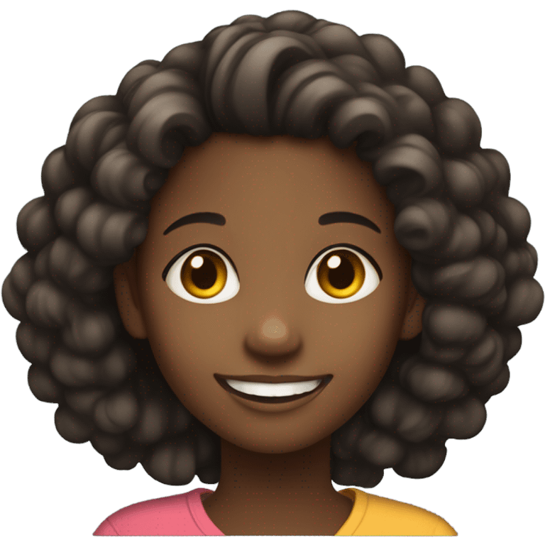 Black girl emoji