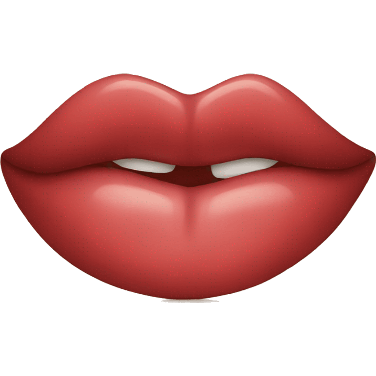 kissing mouth emoji