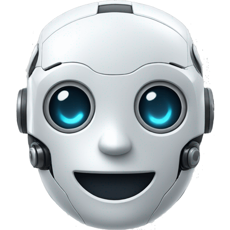 Ai robot smiling and doing ok emoji