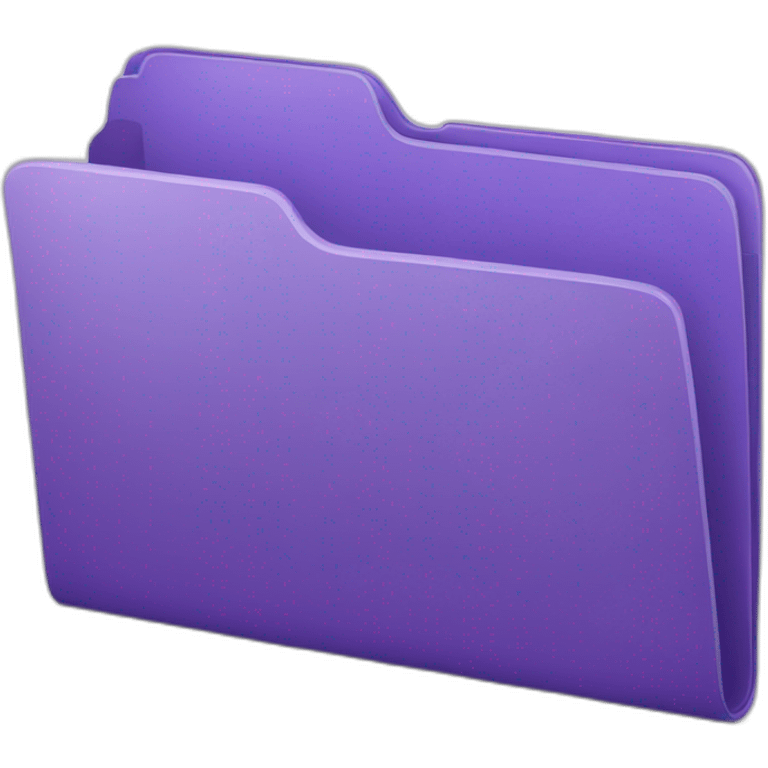 purple folder  emoji