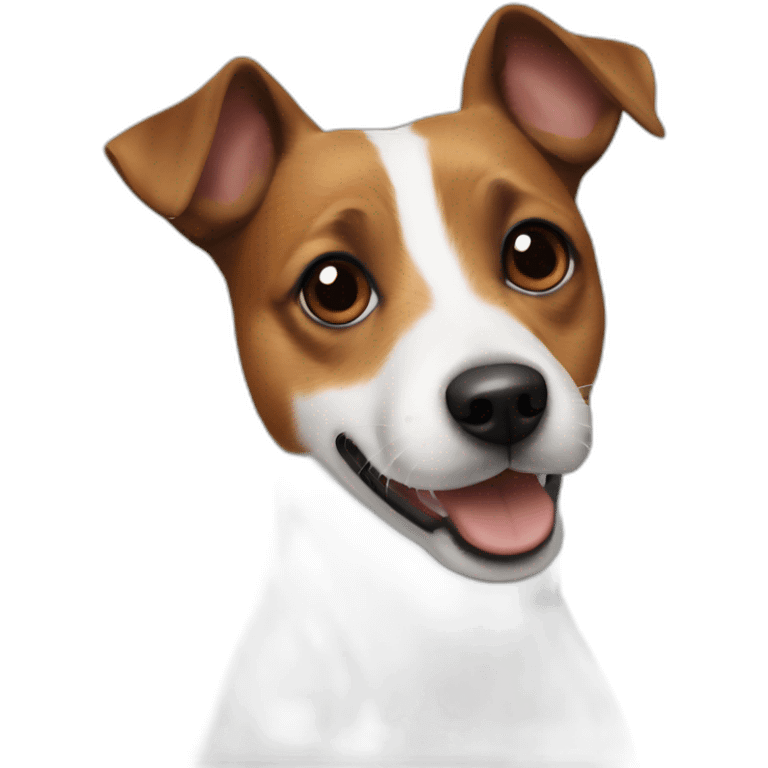 white-jack-russell and brown-jack-russell emoji