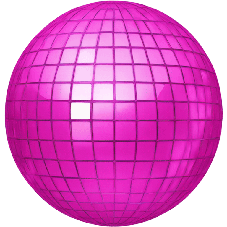 Pink disco ball emoji