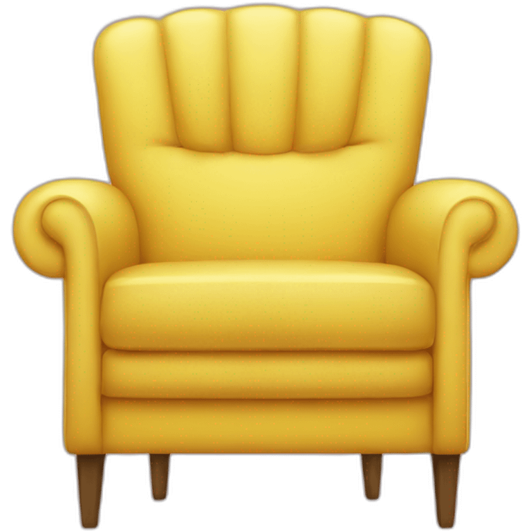 happy-yellow-chair emoji