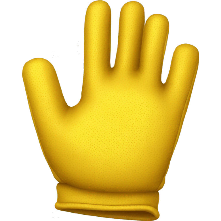 yellow glove emoji