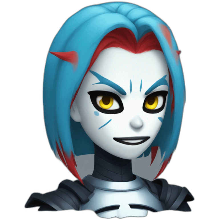 undertale undyne emoji