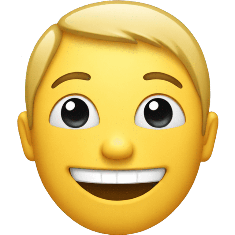 a smiling face with feet behind it emoji