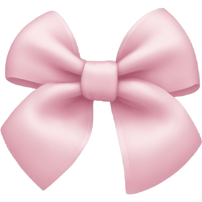 pastel pink bow emoji