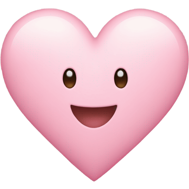 light pink heart  emoji