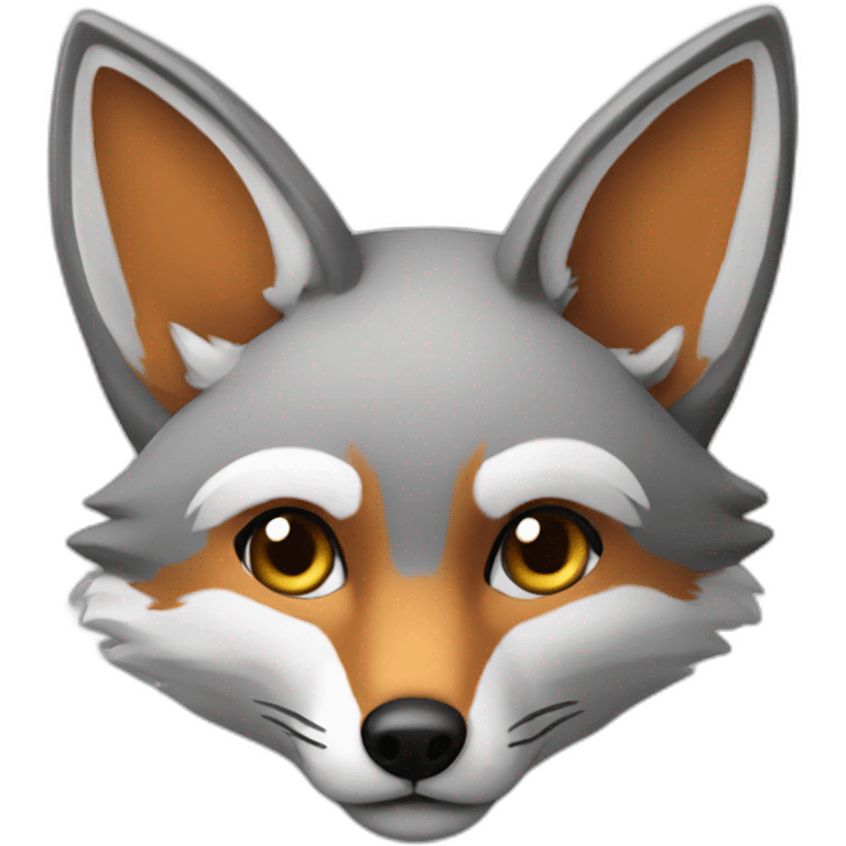 grey fox emoji