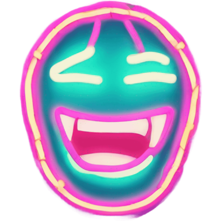 Hong Kong neon sign emoji