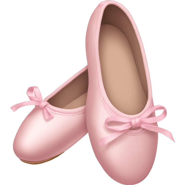 Pale pink ballet shoes emoji