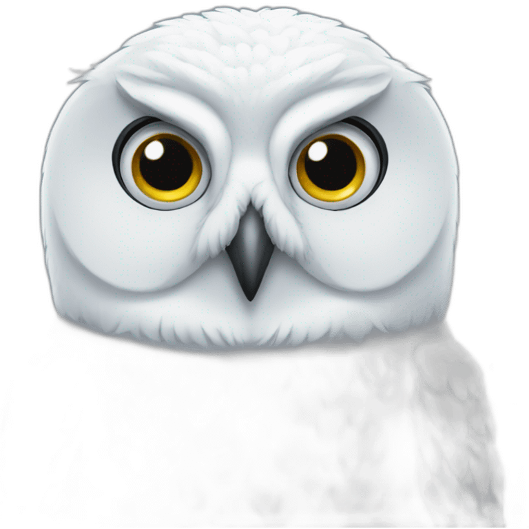 Snow owl emoji