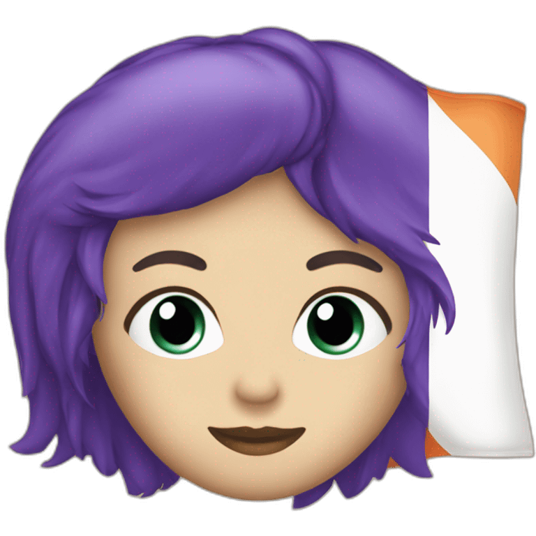 Drapeau lesbienne emoji